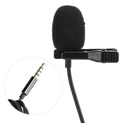 Pienet mikrofonit TieClip Pocket Phone Mini Recording Matkapuhelimen mikrofoni hinta ja tiedot | Kuulokkeet | hobbyhall.fi