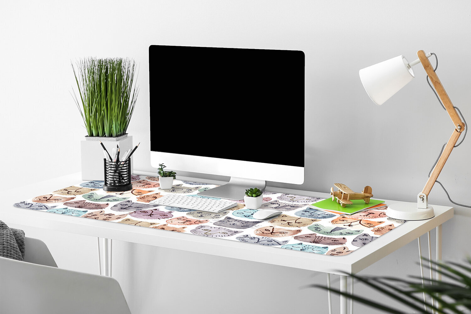 Decormat pöytämatto, kissat, 90x45 cm hinta ja tiedot | Pöytäliinat, tabletit ja lautasliinat | hobbyhall.fi