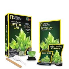 Crystal Grow National Geographic Crystal Grow Green, NGGIDCRYSTAL - Tiedepeli . hinta ja tiedot | Kehittävät lelut | hobbyhall.fi