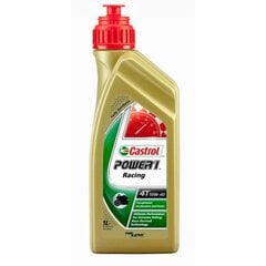 Castrol Power 1 Racing 4T 10W40, 1L hinta ja tiedot | Moottoriöljyt moottoripyörille | hobbyhall.fi