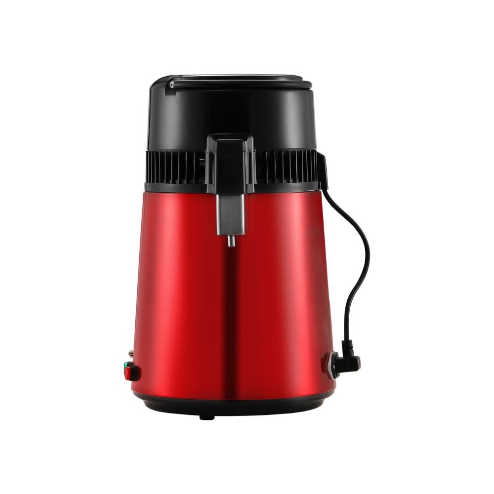 Veden tislaaja Vevor, 750W, 1 L/h, 4L, punainen hinta ja tiedot | Vedensuodattimet | hobbyhall.fi