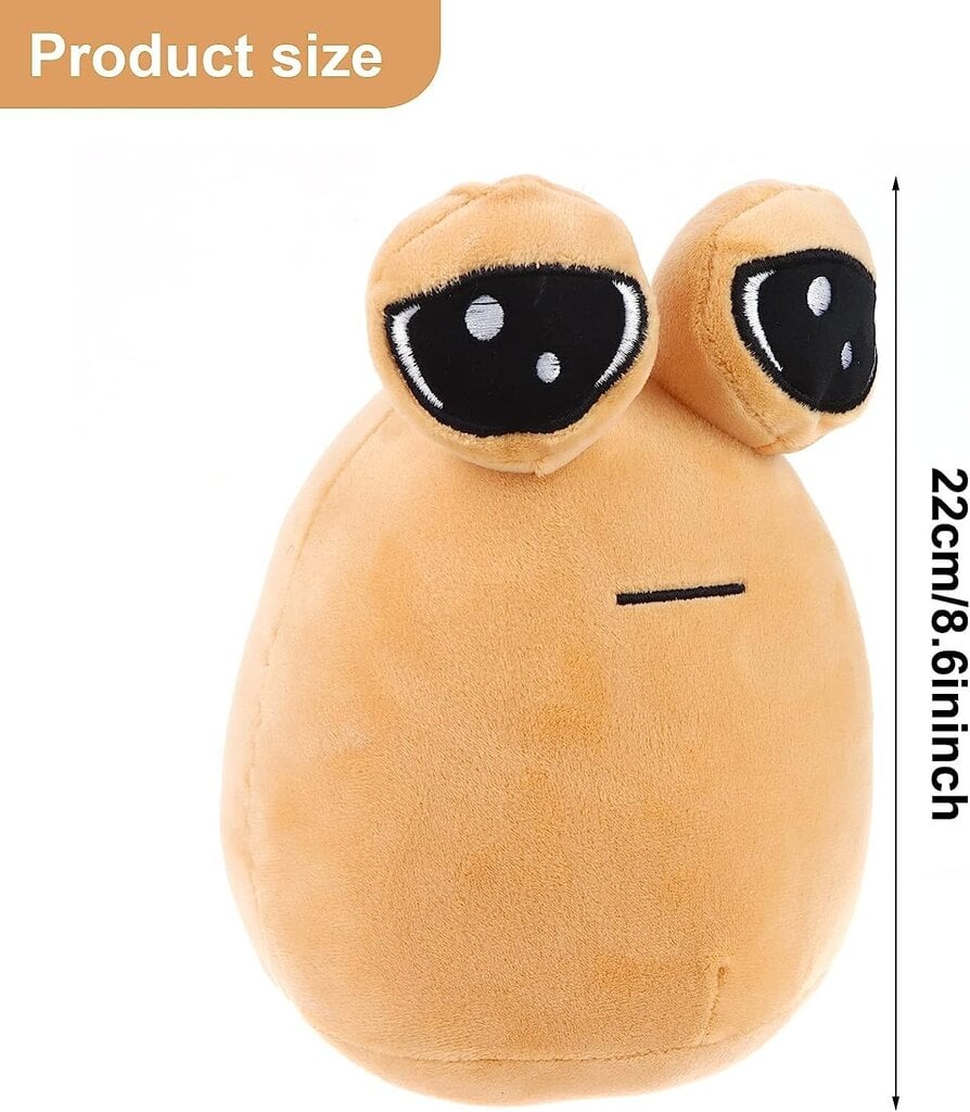 Pehmolelu 22 cm Pou hinta ja tiedot | Pehmolelut | hobbyhall.fi