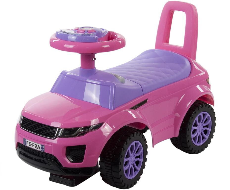 Potkuauto lapsille lasten auto vaaleanpunainen Sun Baby hinta ja tiedot | Vauvan lelut | hobbyhall.fi