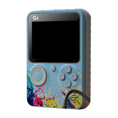 G5 Handheld Game Console 3,0 tuuman näyttö Kädessä pidettävä pelilaite tukee muistikortin laajennusta ja 2 pelaajaa Colorful Blue hinta ja tiedot | Pelikonsolit | hobbyhall.fi