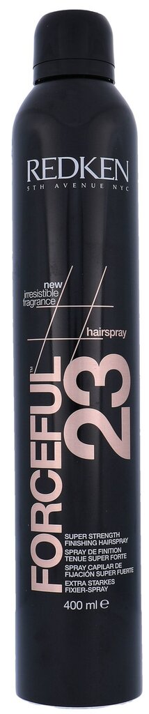 Erittäin vahvasti kiinnittyvä hiuslakka Redken Forceful 23 400 ml hinta ja tiedot | Kampaamotuotteet | hobbyhall.fi