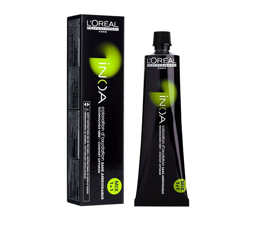 Hiusväri L'Oreal Inoa 4,45, 60 ml hinta ja tiedot | Hiusvärit | hobbyhall.fi