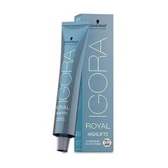 Hiusväri Schwarzkopf Professional Igora Royal Highlifts 60 ml, 10-0 Ultra Blonde Nature hinta ja tiedot | Hiusvärit | hobbyhall.fi