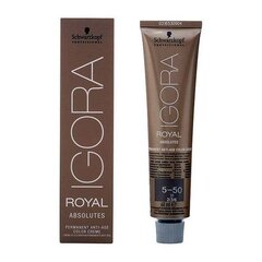 Hiusväri Schwarzkopf Igora Royal Absolutes Anti-Age Color Creme 5-50, 60 ml hinta ja tiedot | Hiusvärit | hobbyhall.fi