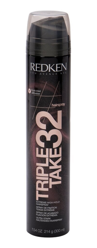 Vahvakiinteinen hiuslakka Redken Triple Take 32 300 ml hinta ja tiedot | Kampaamotuotteet | hobbyhall.fi