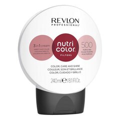 Hiusnaamio Revlon Nutri Color Filters 500 Purple Red, 240ml hinta ja tiedot | Hiusvärit | hobbyhall.fi