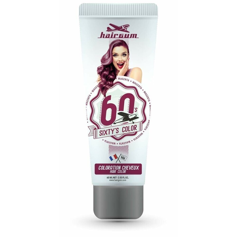 Puolipysyvä hiusväri Hairgum Sixty's Color, 60 ml hinta ja tiedot | Hiusvärit | hobbyhall.fi