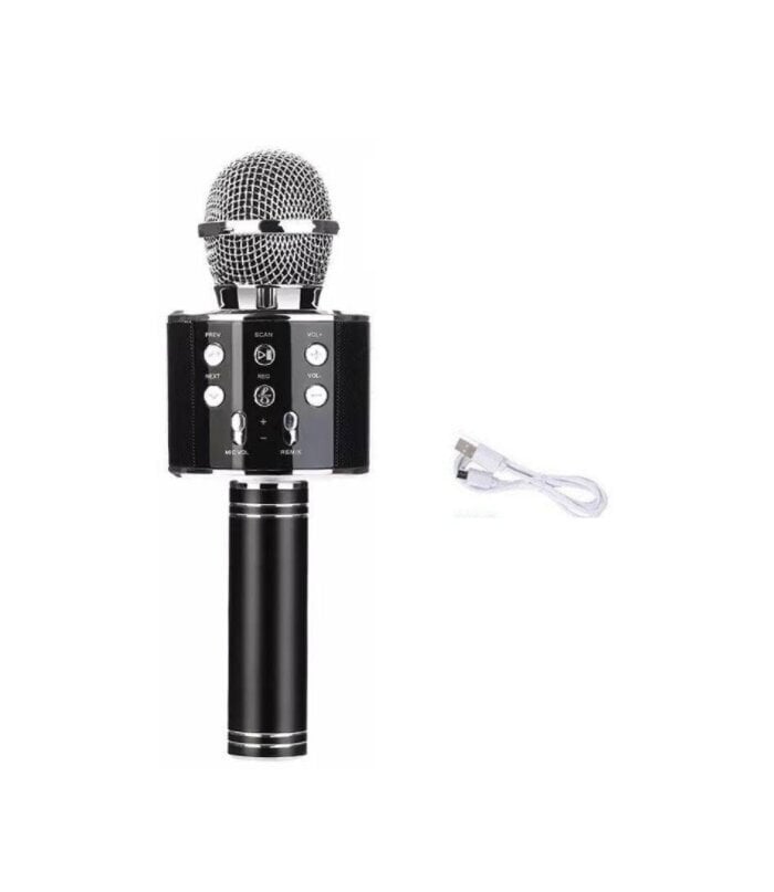 Karaoke mikrofoni, ääntä muuttava vaikutus WS-858 hinta ja tiedot | Kehittävät lelut | hobbyhall.fi