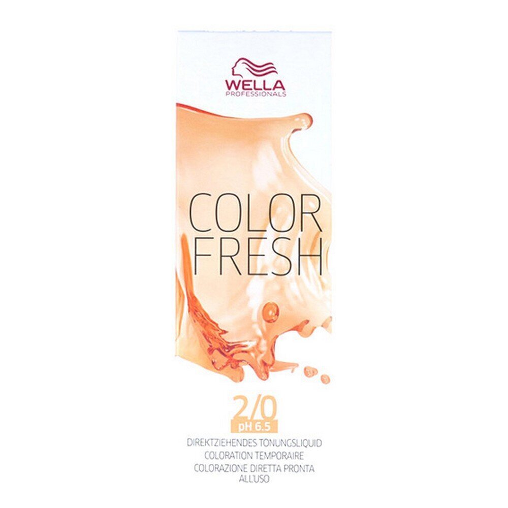 Puolipysyvä hiusväri Color Fresh Wella Nº 2/0, 75 ml hinta ja tiedot | Hiusvärit | hobbyhall.fi