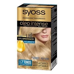 ammoniakiton pakkaus syoss olio intense nº 12 hinta ja tiedot | Hiusvärit | hobbyhall.fi