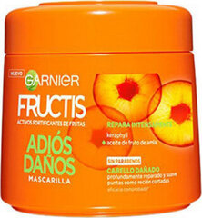 hiusnaamio garnier restorative hair mask adiós daños fructis 300 ml hinta ja tiedot | Hiusnaamiot, öljyt ja seerumit | hobbyhall.fi