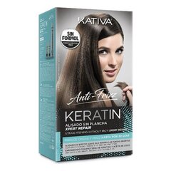 Hiusten suoristus Keratin Anti-frizz Post Kativa hinta ja tiedot | Hiusnaamiot, öljyt ja seerumit | hobbyhall.fi