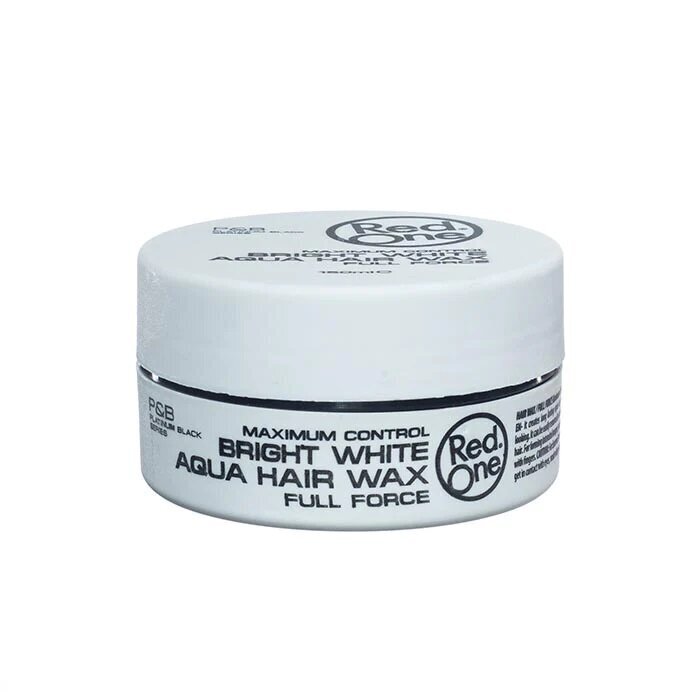 Hiusvaha Red One Aqua Hair Gel Wax Full Force Bright White, 150ml hinta ja tiedot | Kampaamotuotteet | hobbyhall.fi