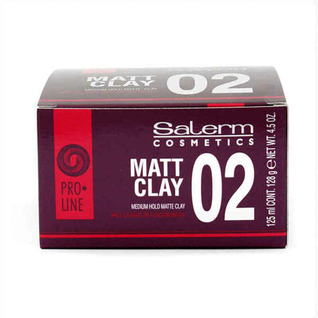 Kiinnityspasta Salerm Proline 02 Matt Clay Salerm 125 ml hinta ja tiedot | Kampaamotuotteet | hobbyhall.fi