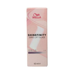 Hiusväri Wella Shinefinity Nº 09/13, 60 ml hinta ja tiedot | Hiusvärit | hobbyhall.fi