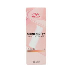 Hiusväri Wella Shinefinity Nº 05/37, 60 ml hinta ja tiedot | Hiusvärit | hobbyhall.fi