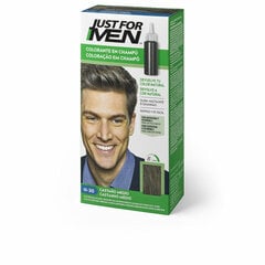 Värishampoo Just For Men Medium kastanja 30 ml hinta ja tiedot | Hiusvärit | hobbyhall.fi