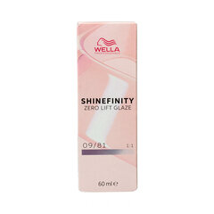 Hiusväri Wella Shinefinity Nº 09/81, 60 ml hinta ja tiedot | Hiusvärit | hobbyhall.fi