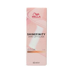 Hiusväri Wella Shinefinity Nº 07/34, 60 ml hinta ja tiedot | Hiusvärit | hobbyhall.fi