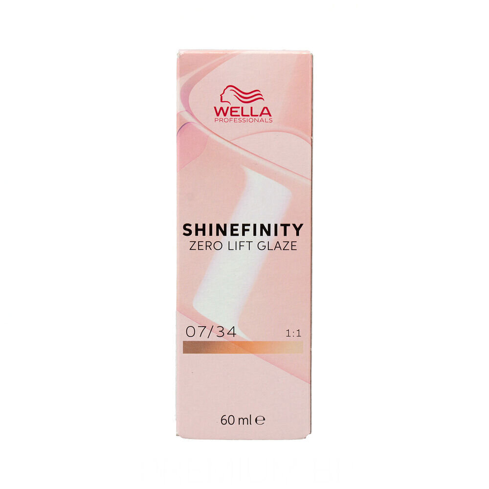 Hiusväri Wella Shinefinity Nº 07/34, 60 ml hinta ja tiedot | Hiusvärit | hobbyhall.fi