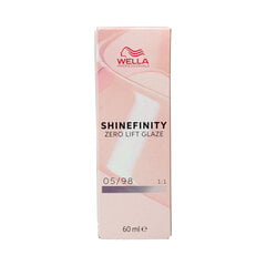 Hiusväri Wella Shinefinity Nº 05/98, 60 ml hinta ja tiedot | Hiusvärit | hobbyhall.fi