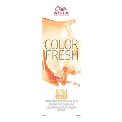 Puolipysyvä hiusväri Color Fresh Wella 6/34, 75 ml hinta ja tiedot | Hiusvärit | hobbyhall.fi