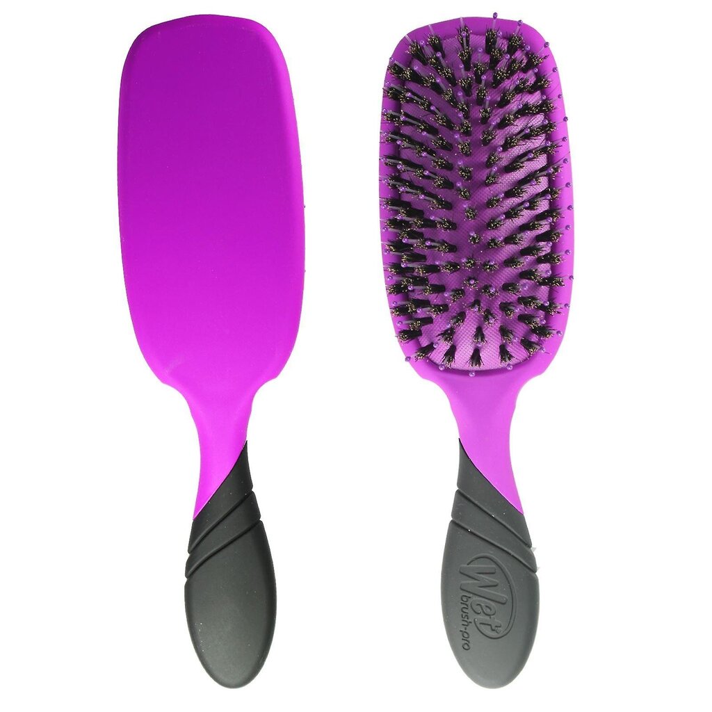 Hiusharja villisian harjaksilla WETBRUSH PRO SHINE ENHANCER, violetti hinta ja tiedot | Hiusharjat, kammat ja sakset | hobbyhall.fi