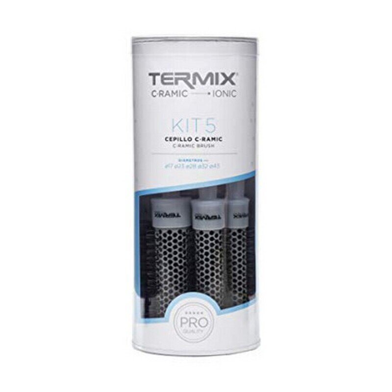 Pyöreä hiuskampasarja Termix Thermal Ceramic Comb Pack, 5 kpl. hinta ja tiedot | Hiusharjat, kammat ja sakset | hobbyhall.fi