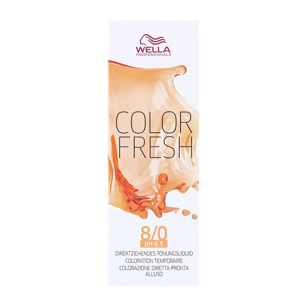 Puolipysyvä hiusväri Color Fresh Wella N 8/0, 75 ml hinta ja tiedot | Hiusvärit | hobbyhall.fi