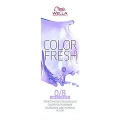 Puolipysyvä hiusväri Color Fresh Wella 0/8, 75 ml hinta ja tiedot | Hiusvärit | hobbyhall.fi