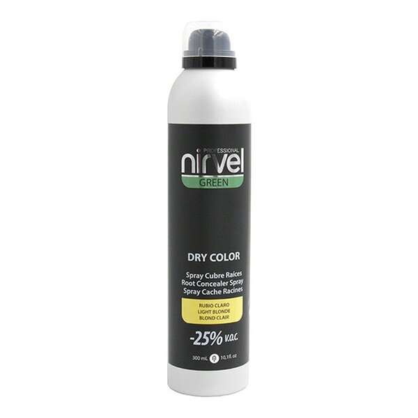 Lyhytkestoinen hiusväri Nirvel Green Dry Color Spray Light Blond, 300 ml