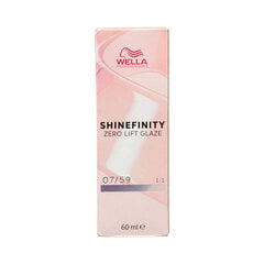 Hiusväri Wella Shinefinity Nº 07/59, 60 ml hinta ja tiedot | Hiusvärit | hobbyhall.fi