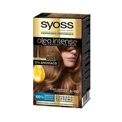 pysyvä väriaine olio intense syoss nº 6,80 caramel light hinta ja tiedot | Hiusvärit | hobbyhall.fi