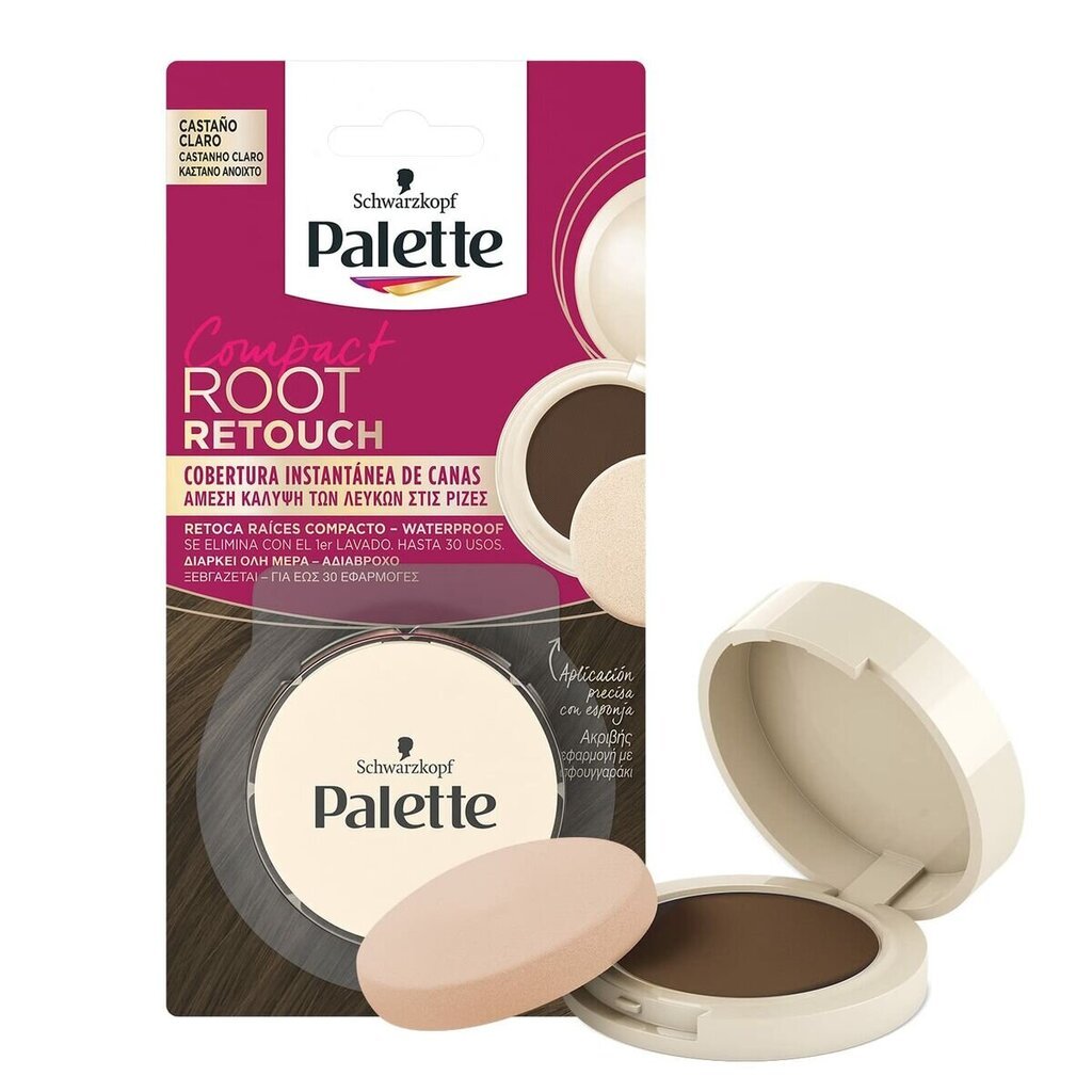 root concealer schwarzkopf root retouch scrub ruskea, 3 g hinta ja tiedot | Hiusvärit | hobbyhall.fi