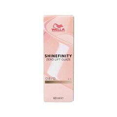 Pitkäkestoinen maali Wella Shinefinity Nº 08/0 60 ml hinta ja tiedot | Hiusvärit | hobbyhall.fi