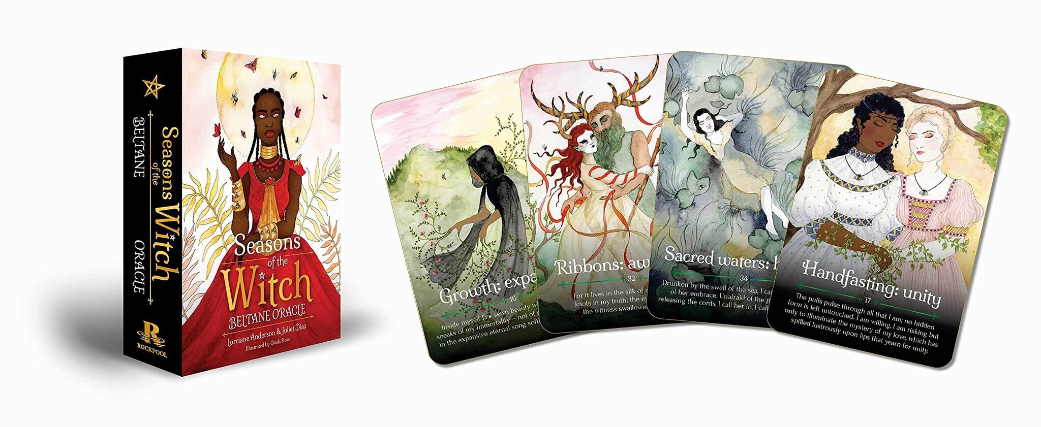 Noidan vuodenajat Beltane Oracle Cards Rockpool hinta ja tiedot | Esoteria | hobbyhall.fi