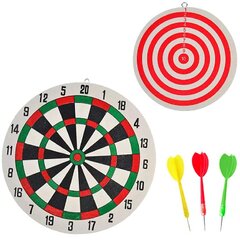 Kaksipuolinen tikkataulu, 30 cm hinta ja tiedot | Darts | hobbyhall.fi