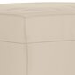 vidaXL Footstool Cream 70x55x41 cm Mikrokuituverhoilu hinta ja tiedot | Säkkituolit, rahit ja penkit | hobbyhall.fi