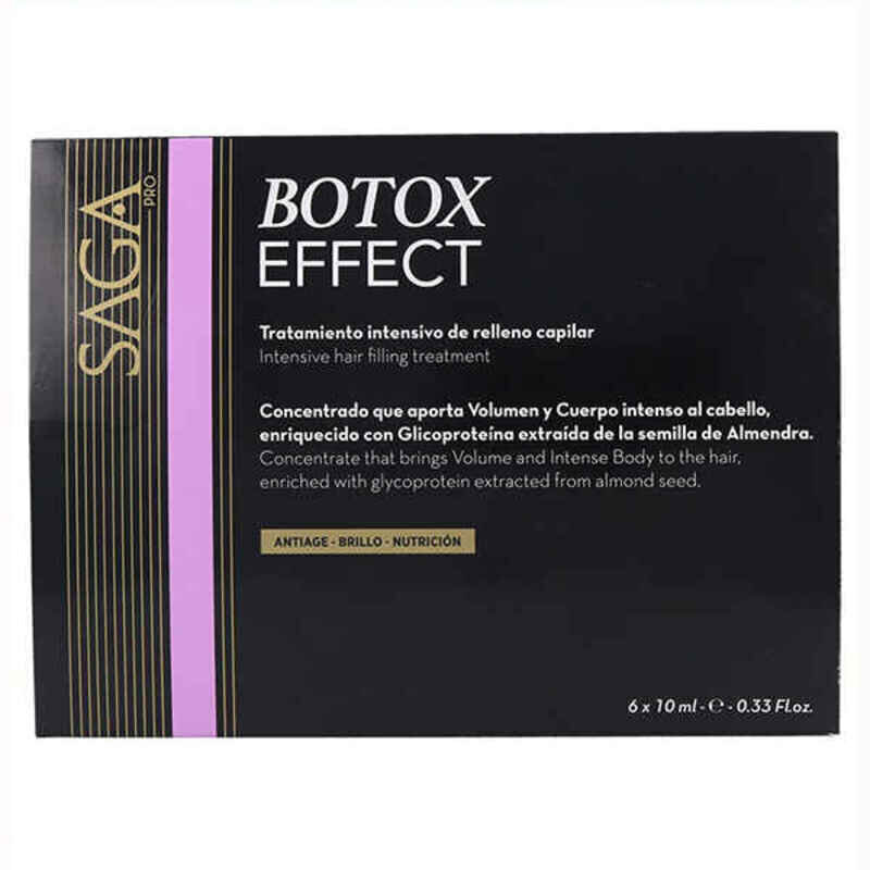 Hiusten volyymia lisäävä aine Saga Botox Effect 6 x 10 ml hinta ja tiedot | Hiusnaamiot, öljyt ja seerumit | hobbyhall.fi