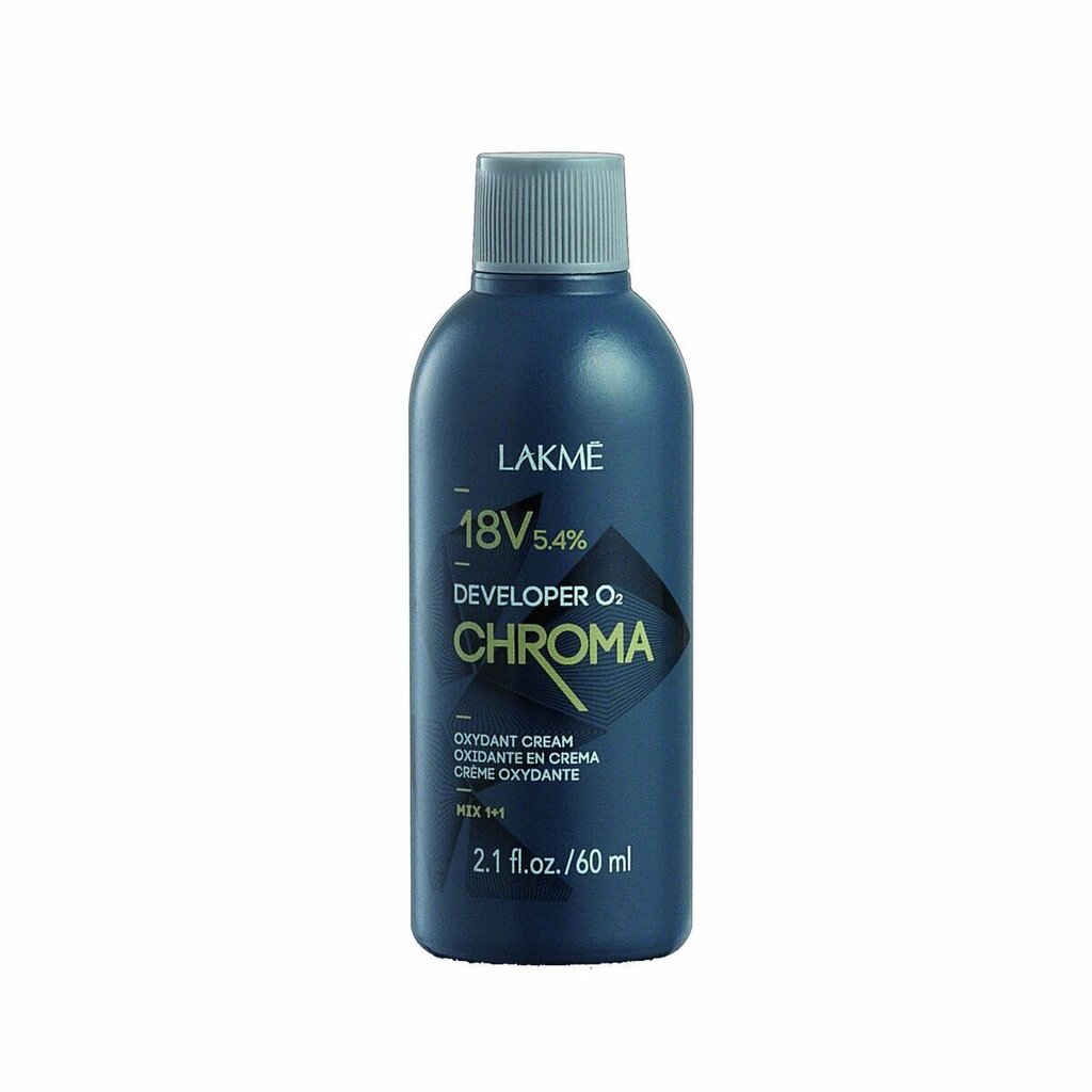 Hiustenhoitoaine Lakmé Chroma 18 vol 5,4% 60 ml hinta ja tiedot | Hiusvärit | hobbyhall.fi