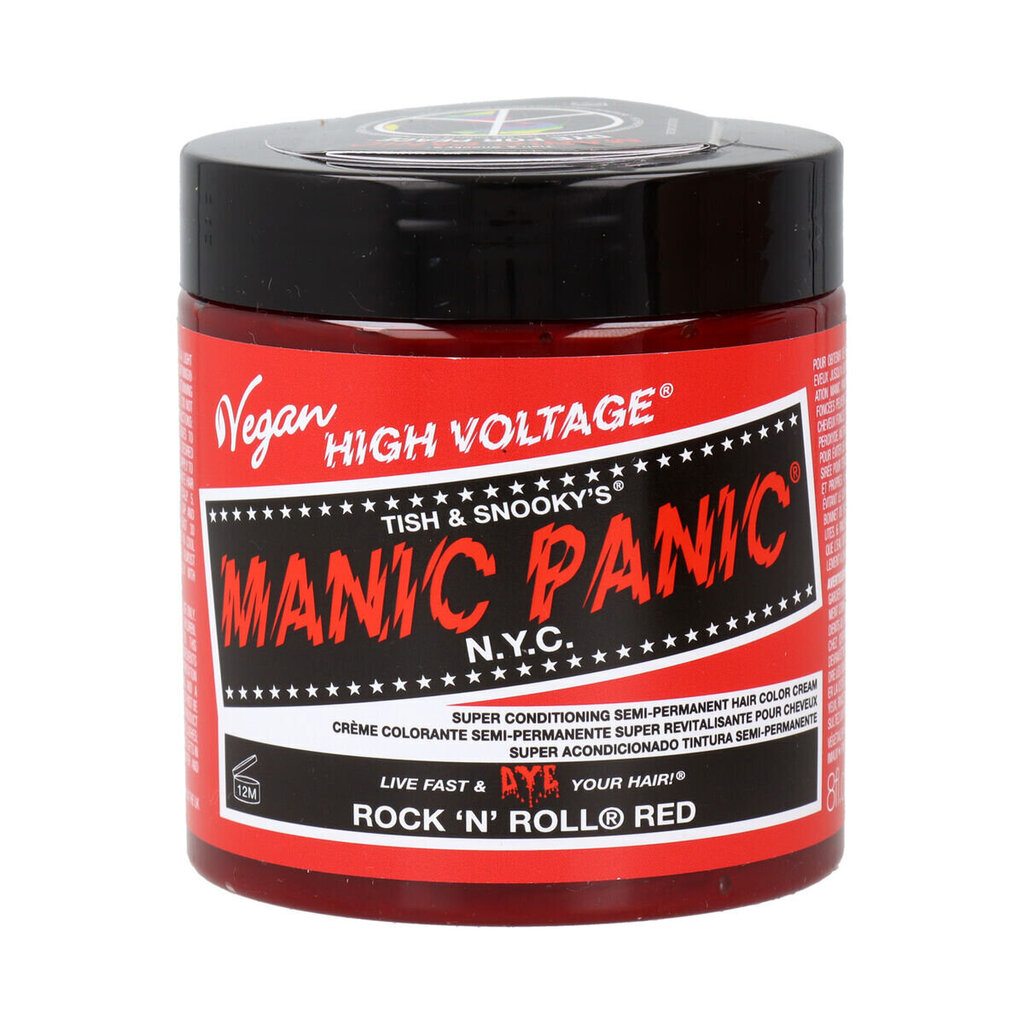 Puolipysyvä hiusväri Manic Panic Panic High Red, 237 ml hinta ja tiedot | Hiusvärit | hobbyhall.fi