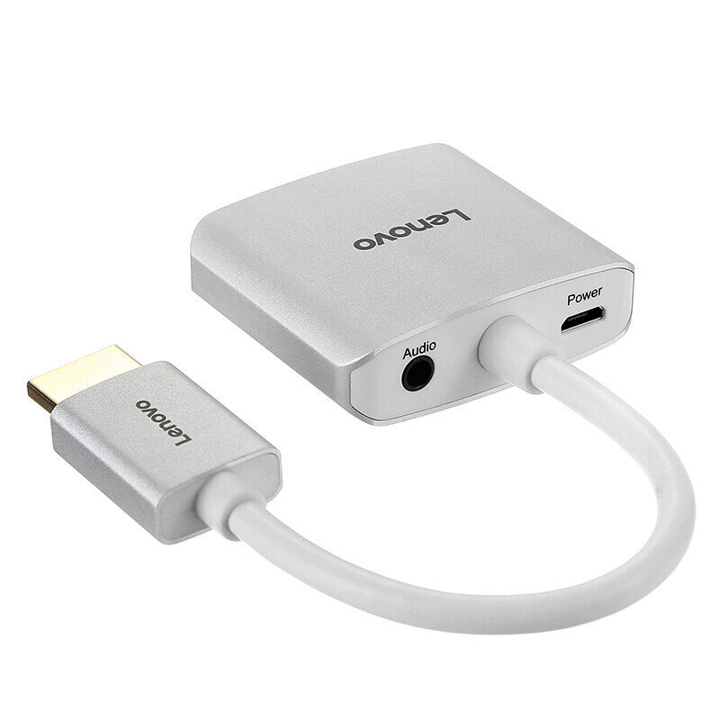 Sovitin Lenovo H201 HDMI to VGA AUX 3.5mm Micro-USB hinta ja tiedot | Adapterit | hobbyhall.fi