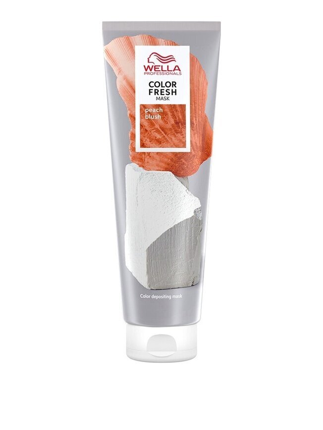 Sävyttävä hiusnaamio Wella Professionals Color Fresh Mask, Peach Blush, 150 ml hinta ja tiedot | Hiusnaamiot, öljyt ja seerumit | hobbyhall.fi