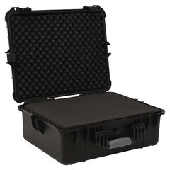 vidaXL Flight Case Musta 55x43x21 cm PP hinta ja tiedot | Kameralaukut | hobbyhall.fi