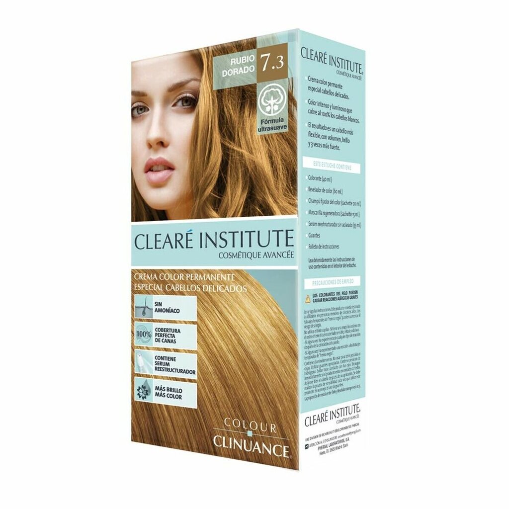 Hiusväri Clearé Institute Color Clinuance N 7.3-rubio dorado hinta ja tiedot | Hiusvärit | hobbyhall.fi