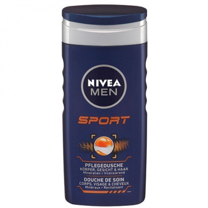 Nivea Men kosmetiikkasetti 3:1, suihkugeeli, 250 ml, kuivadeodorantti, 150 ml, vartalovoide, 30 ml hinta ja tiedot | Suihkusaippuat ja suihkugeelit | hobbyhall.fi